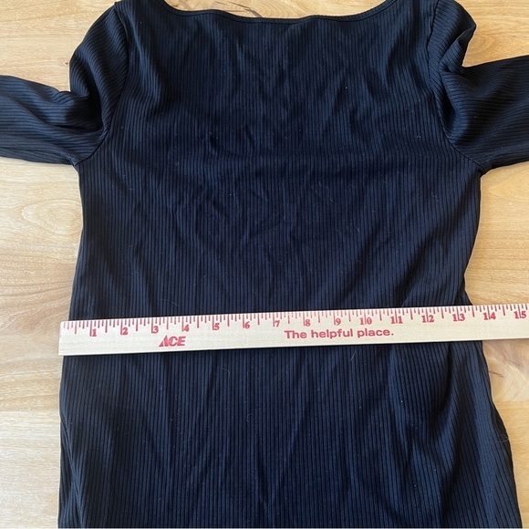 BANANA REPUBLIC TOP S PETITE BOATNECK CUT OUT SEXY CHIC DRESSY - Picture 8 of 11